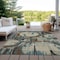 Homeroots 8' X 10' Beige Brown And Copper Geometric Washable Indoor Outdoor Area Rug 589371 - alternate 6