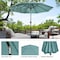 Pure Garden 10-Foot Outdoor Patio Umbrella with Auto-Tilt and Base, Sand 50-LG1043 - alternate 7