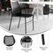 Flash Furniture HERCULES Blk Stack Chair with Air-Vent Back, Non-Sled Base and Blk Powder Coated Metal Frame, 5PK 5-RUT-NC498-BK-GG - alternate 9