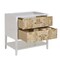 James Martin Vanities Olena 36" Single Vanity, Light Mappa Burl and Polished White, w/ 3 CM Tajnar Eclos Top D804-V36-LMB-3TJR - alternate 9