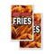 Signmission Sweet Potato Fries, A-Frame & 2 Decals Installed, Heavy-Duty Plastic Frame SBHD-D-2436-Sweet Potato Fries - alternate 5