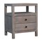 Homeroots 24" Brown Solid Wood Two Drawer Nightstand 701733 - alternate 9