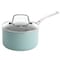 Martha Stewart Lockton 10 Piece Aluminum Nonstick Enamel Cookware Set in Mint with Lids 128939.1 - alternate 5