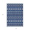 Homeroots 10' X 14' Navy Blue And Ivory Moroccan Washable Indoor Outdoor Area Rug 594339 - alternate 7