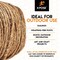 Xpose Safety Manila Rope, 1/4 Inch 600ft 3-Strand Natural Fiber Cordage for Crafts & Outdoor Use, 2PK MR14-600-2-X-S - alternate 5
