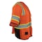Ironwear Two-Tone Hi-Vis Safety Vest w/Sleeves M Class 3 , Zipper 7 Pockets 1296-OZ-RD-MD - alternate 4