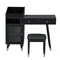 Homeroots 44" Black Wood Two Drawer Dresser 714278 - alternate 5