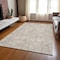 Homeroots 10' X 14' Beige Ivory And Gray Geometric Washable Indoor Outdoor Area Rug 612826 - alternate 8