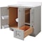 Bertch Storage Solutions 36'' Wx34-1/2'' Hx21''D Harbor Vanity Base without Top 3 Door/1 Drawer ST-P-HA-VSS36RT - alternate 2