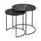 Homeroots Set of Two 20" Black Round End Table, 2PK 380716 - alternate 6