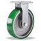 Hamilton Plate Caster, Rigid, Polyurethane, 9 1/2"H R-WH-8DB - alternate 1