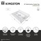 Kingston Brass 31-Inch Solid Surface Vanity Top, 8" Faucet Drillings KVPB3122L38SQ - alternate 2