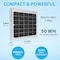 Mighty Max Battery 10 Watt 12 Volt, High Efficiency Monocrystalline Solar Panel With Solar Connectors MAX4142620 - alternate 1