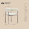 Manhattan Comfort Onda Metal Vegan Leather Dining Chair in Ivory DC1608-1 - alternate 7