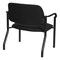 Office Star Products Big and Tall Guest Chair in Icon Black Fabric with soft PU Arms, Sturdy Black Metal Chair 55051B-231 - alternate 7