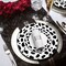 Smarty Had A Party 7.5" White w/Black Dalmatian Spots Round Dispos. Plastic Appetizer/Salad Plates (120 Plates), 120PK 957BG-CASE - alternate 8