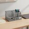 Homeroots 9" Gray Metal Desk Organizer 390046 - alternate 6