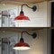Jonathan Y Aurora 12.3 in. 1-Light Farmhouse Industrial Iron LED Gooseneck Arm Outdoor Sconce, Red JYL7613E - alternate 8