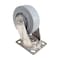 Vestil Thermoplastic Rubber Swivel Caster 5 In. Diameter x 2 In. Width 500 Lb. Capacity Gray CST-E-SS-5X2TPR-S - alternate 5