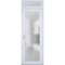 Vdomdoors Front Exterior Prehung FiberGlass Door Frosted Glass / Manux 8102 White Silk / Transom Window / Off MANUX8102EXD-WS-W36 x H80+14-RH - alternate 1
