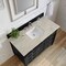James Martin Vanities Brittany 48" Single Vanity, Black Onyx, w/ 3 CM Tajnar Eclos Top 650-V48-BKO-3TJR - alternate 6