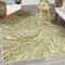Homeroots 6' X 9' Ivory And Green Palm Leaf Indoor Outdoor Area Rug 548080 - alternate 6