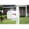 Architectural Mailboxes Elite, Large Post-Mount Mailbox, White E1600WAM - alternate 8