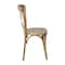 Flash Furniture Advantage Medium Natural With White Grain X-Back Chair X-BACK-MOWG - alternate 7