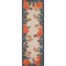 Homeroots 6' Red Beige Blue Orange And Red Floral Indoor Outdoor Runner Rug 564013 - alternate 1