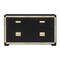 Homeroots 62" Black And Gold Faux Crystal Bling Wood Six Drawer Double Dresser 564668 - alternate 9