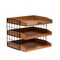 Homeroots 11" Brown Wood Desk Organizer 661181 - alternate 1