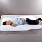 Lavish Home Full Body Pillow 7-In-1 Pillow with Removable Cover Comfortable U-Shape for Support, Sleeping, White 83-TEX3001 - alternate 5