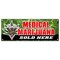 Signmission Medical Marijuana For S, 18 Inch x 48 Inch, Banner B-Medical Marijuana For S - alternate 1