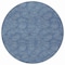 Homeroots 8' Navy Blue And Ivory Round Geometric Washable Indoor Outdoor Area Rug 602385 - alternate 4
