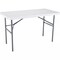 Lifetime 4 Ft. x 24'' White Granite Light Commercial Folding Table 2940 - alternate 1