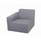 Deko Living 2 Place Seating Gray Outdoor Compressed Foam Sectional Sofas COP30017SET - alternate 5