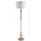 Jonathan Y Aldrin 63.5" Resin LED Floor Lamp, Brown wood finish JYL3061A - alternate 6
