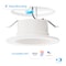Infibrite 4 In. Retrofit 6000K Clear White LED Recessed Light Kit 9W 750LM, Dimmable, Wet Rated IB-005-6-9W-WH - alternate 7