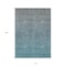 Homeroots 10' X 14' Teal Blue Gray And Charcoal Ombre Washable Indoor Outdoor Area Rug 588581 - alternate 8