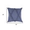 Homeroots Set of Two Blue Diamond Cotton Throw Pillow With Fringe, 2PK 554569 - alternate 5