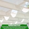 Farm Plastic Supply White Shade Cloth, 50%, Mesh Fabric for Fence Privacy Screen, Wind Screen, 6ftx20ft Z-WShadeCloth-4002 - alternate 6