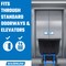Magnum Tool Tilt Truck, 1/2 Cu. Yd. Capacity Dump Cart with Non-Marking 12 in Wheels & 5 in Casters (2-Pack) DUC12T-F-NM-02PK - alternate 4