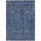 Homeroots 10' X 14' Blue And Black Damask Washable Indoor Outdoor Area Rug 605090 - alternate 6