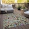 Homeroots 10' X 14' Chocolate And Artichoke Green Paisley Washable Indoor Outdoor Area Rug 588605 - alternate 5