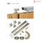 Sartodoors Sliding Closet Bypass Doors with hardware, Planum 0020 Ginger Ash, Sturdy Rails Moldings Trims Hard PLANUM0020DBD-GA-36 - alternate 6