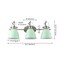 Jonathan Y Phineas 25.5" 3-Light Adjustable Farmhouse Bohemian Iron LED Vanity Light, Mint Green/Nickel JYL1116C - alternate 11