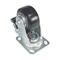 Vestil Rubber Swivel With Total Brake Caster 4 In. Diameter x 2 In. Width 551 lb Black/Gray CST-VE-4X2MRA-SWTB - alternate 11