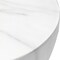 Leisuremod Sage Fiberstone Side Table, Half-Round Hourglass Design, Weatherproof, Fully Assembled SST16MW - alternate 7