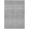 Homeroots 3' X 5' Silver Gray And Ivory Tribal Washable Indoor Outdoor Area Rug 582644 - alternate 6