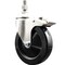 Service Caster 5 Inch 316SS Soft Rubber Wheel Swivel 1/2 Inch Stem Caster Total Lock Brake SCC SCC-SS316TSTTL20S514-SRS-121315 - alternate 1